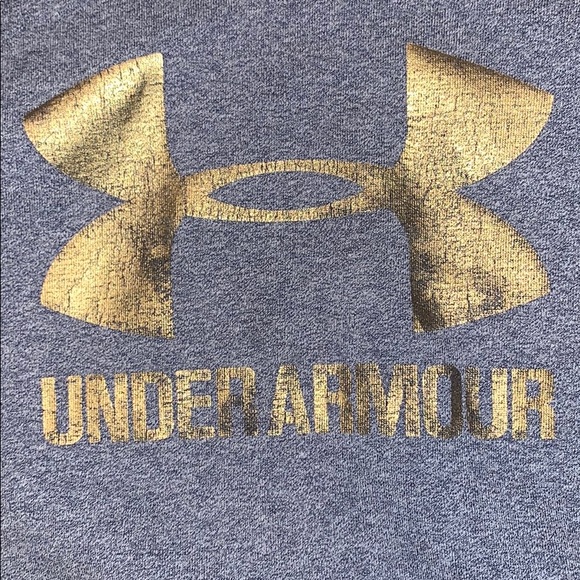 Grey Under Armor Sweatshirt/ Hoodie Youth Large - Picture 2 of 3